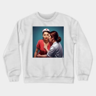 Nurses Caring Crewneck Sweatshirt